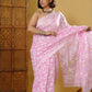 Gulabi Jaal Jamdani