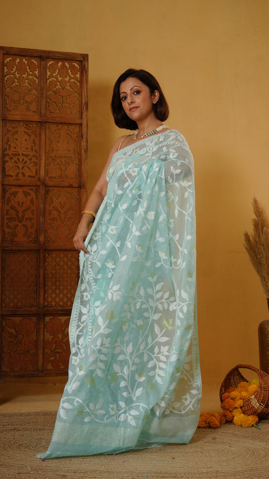 Panna Jaal Jamdani