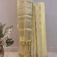 Fluid Grace Light Yellow Saree