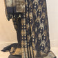 Fluid Grace Light Black Saree