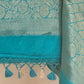 Fluid Grace Light Blue Saree