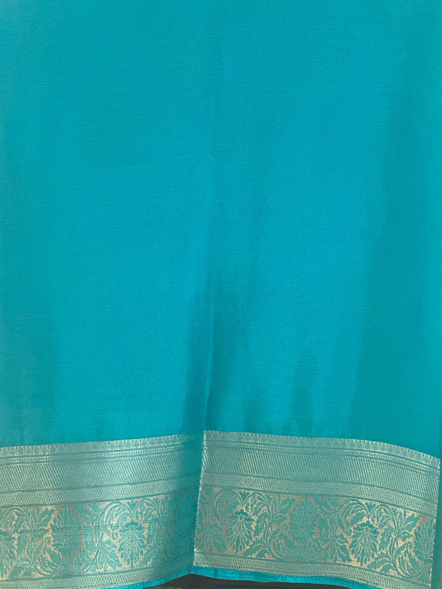 Fluid Grace Light Blue Saree