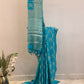 Fluid Grace Light Blue Saree