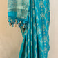 Fluid Grace Light Blue Saree