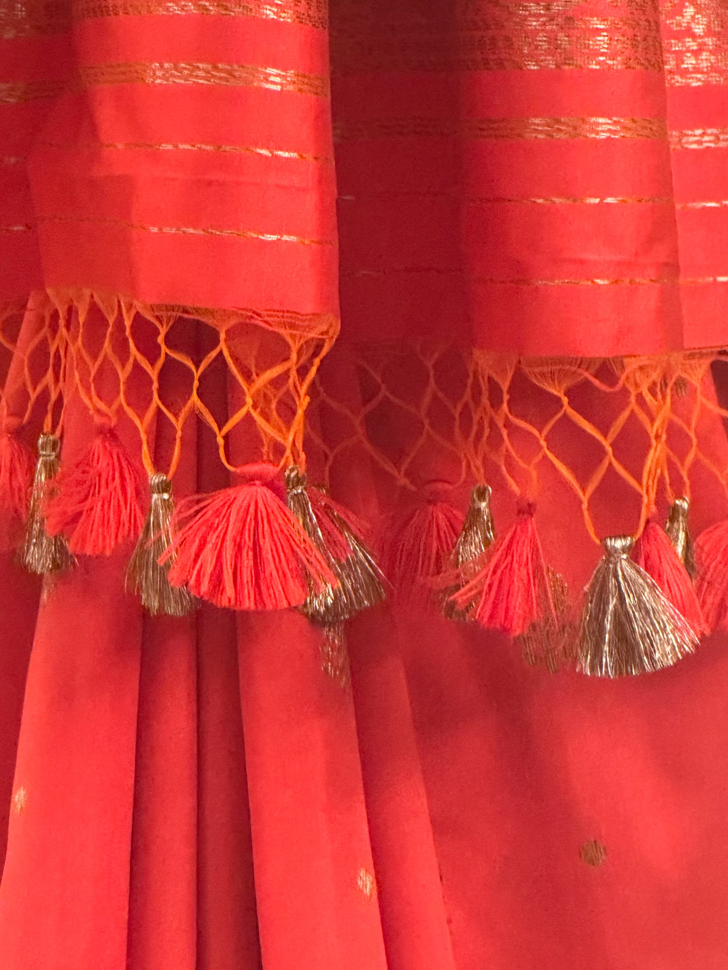 Rasika Orange Saree