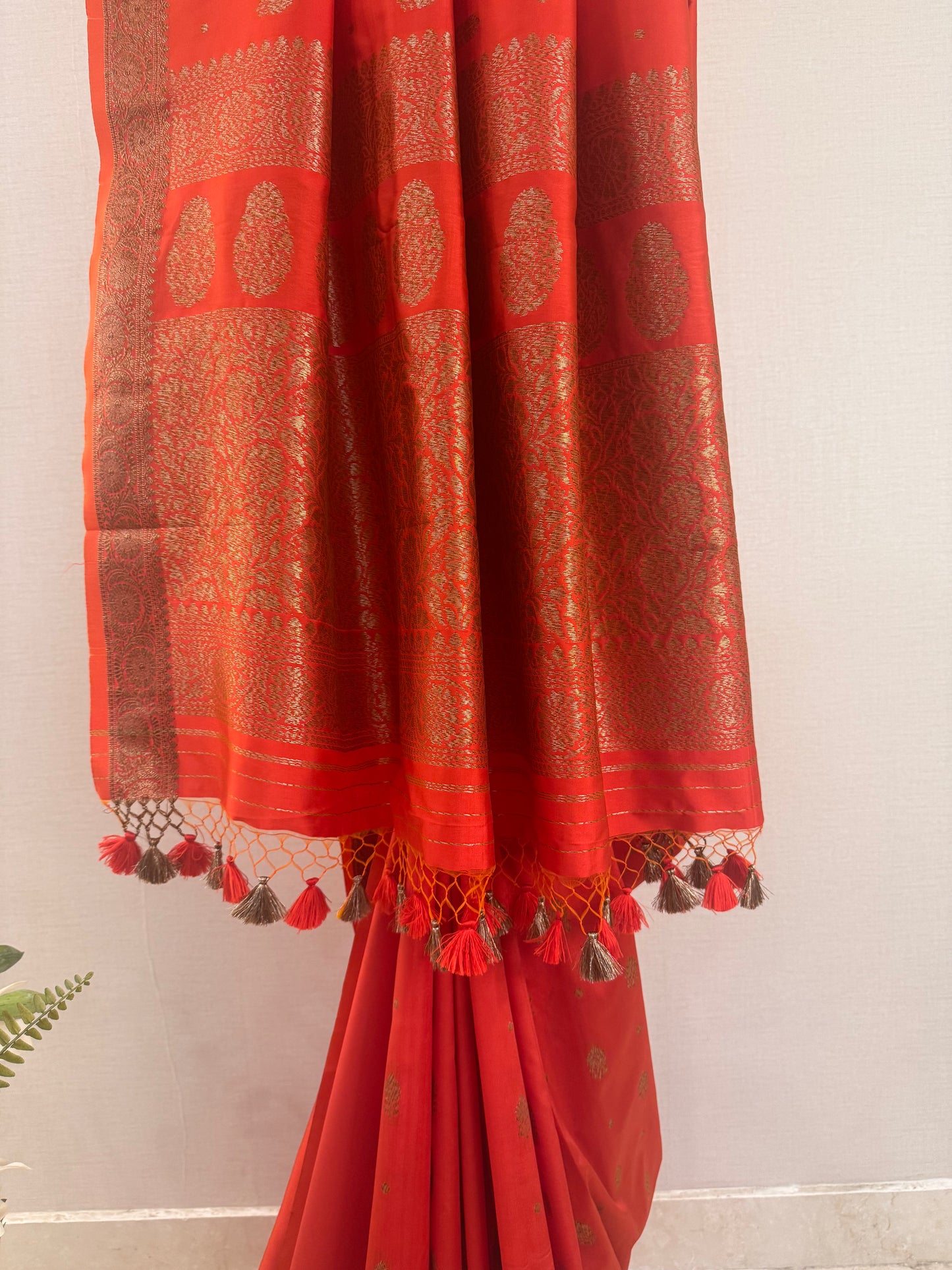 Rasika Orange Saree