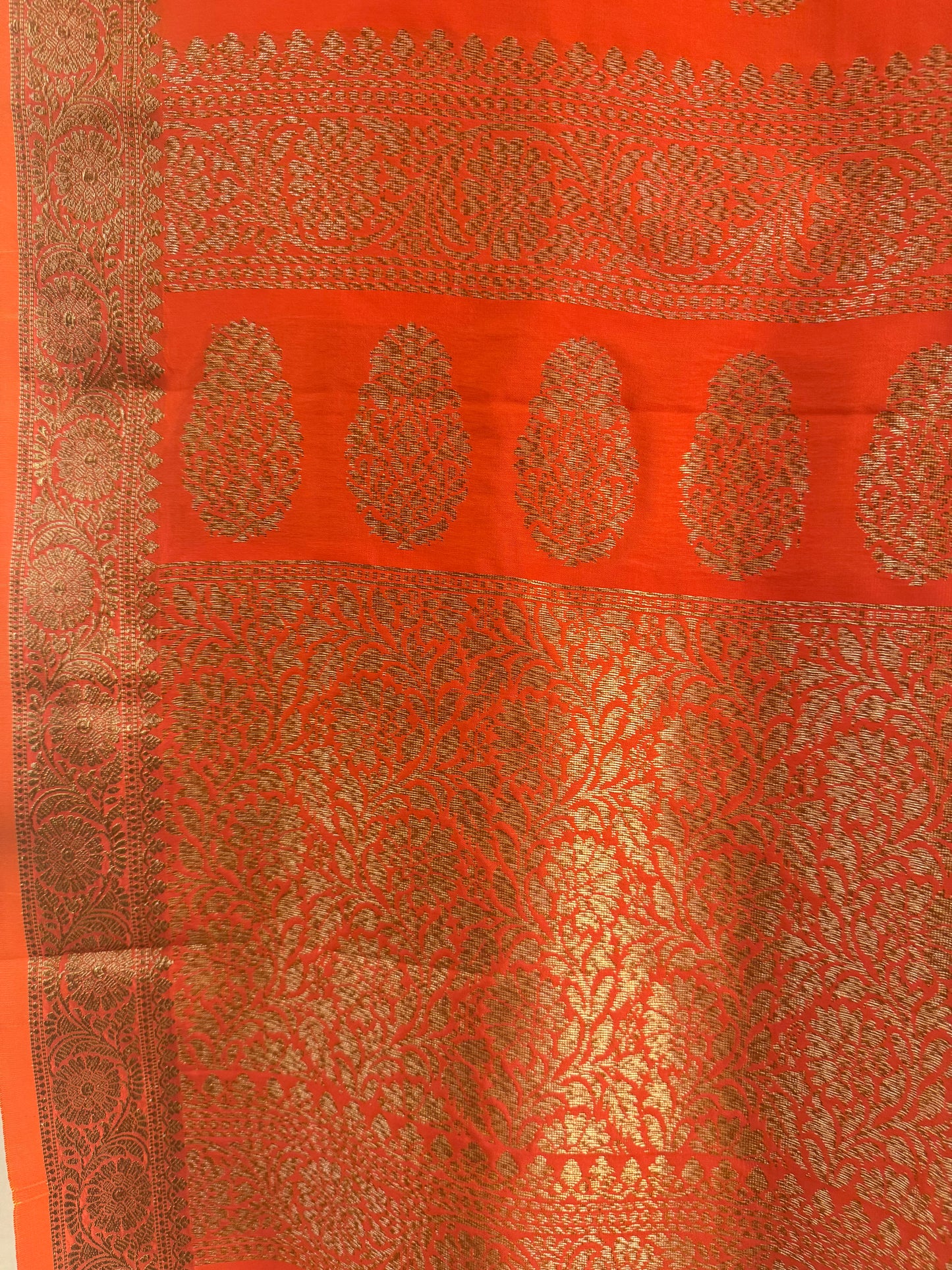 Rasika Orange Saree