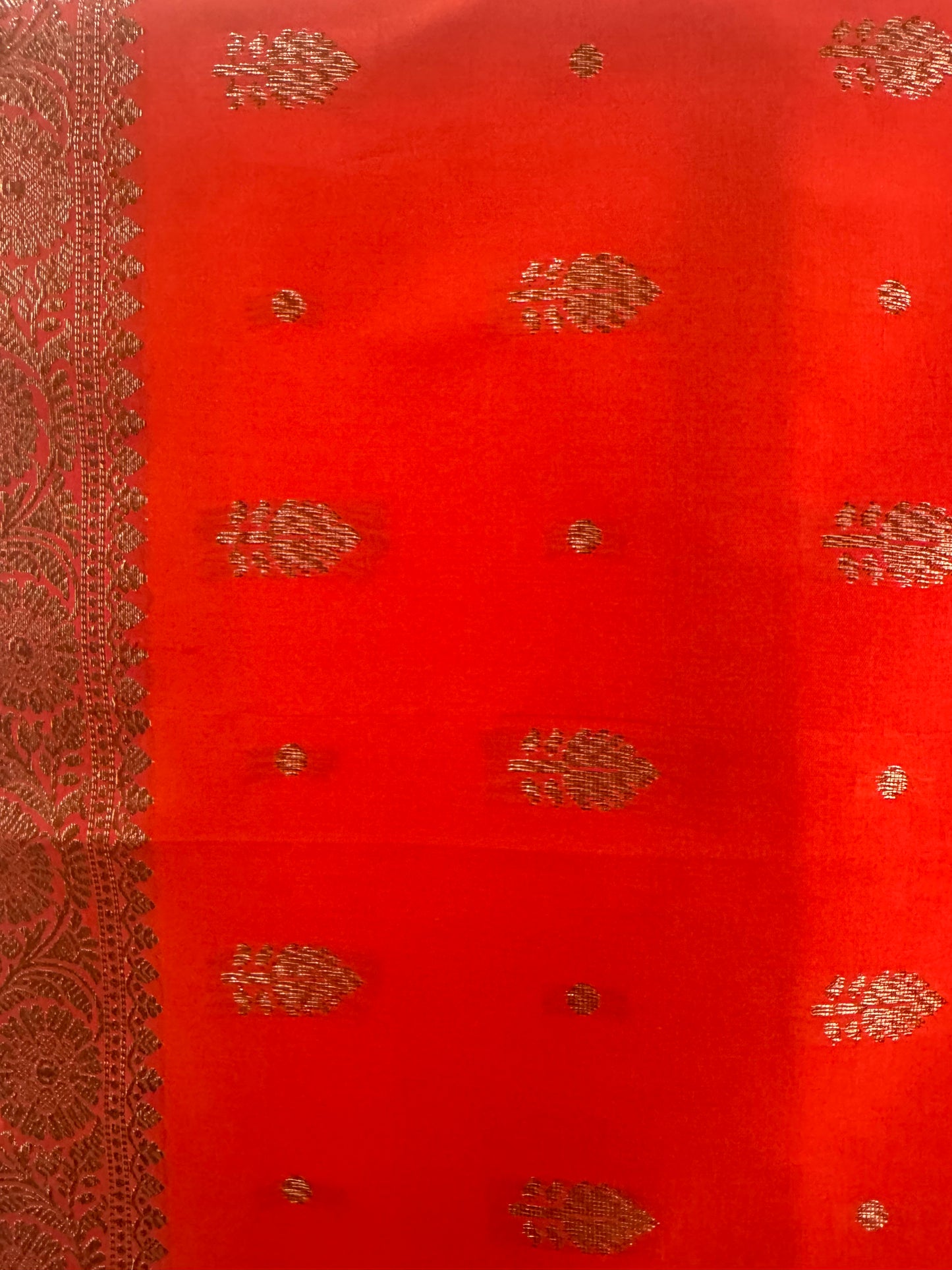 Rasika Orange Saree