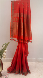 Rasika Orange Saree