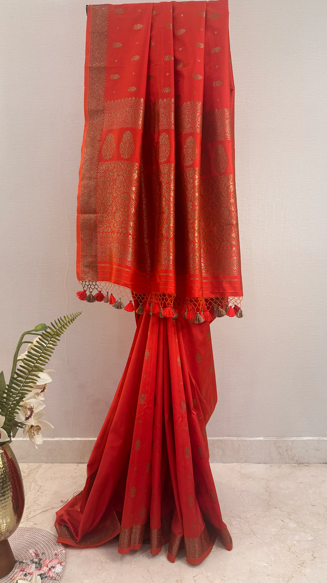 Rasika Orange Saree